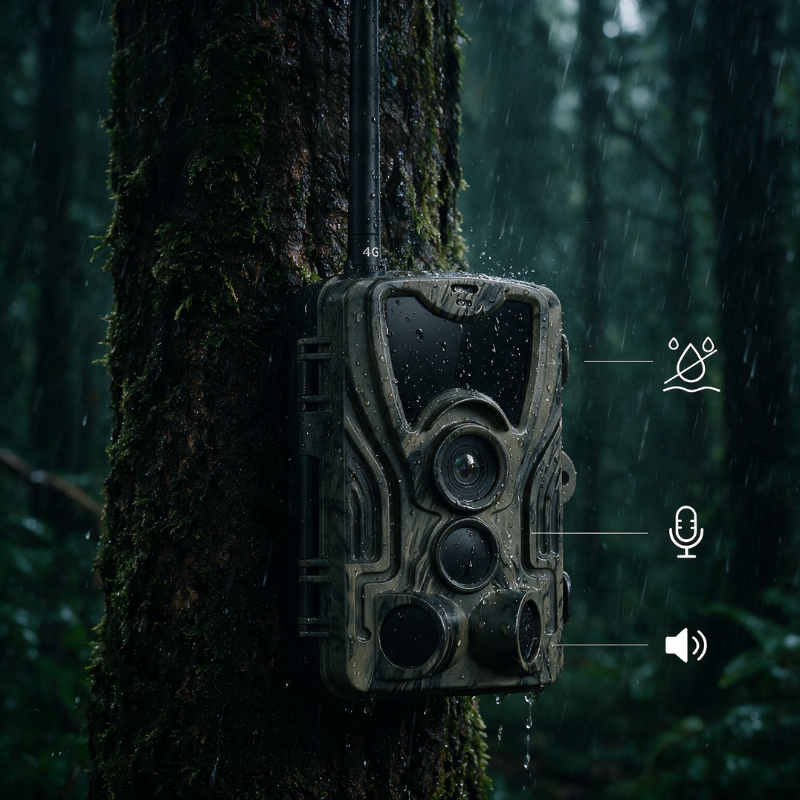 Wildkamera 1080p mit Display – Bedienfeld und Menü der Wildkamera