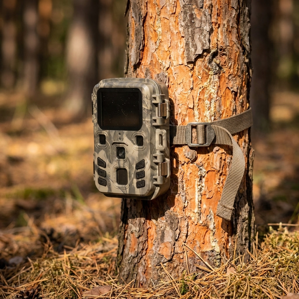 Wildkamera 1080p Weitwinkel – Tagaufnahme von Wild in freier Natur