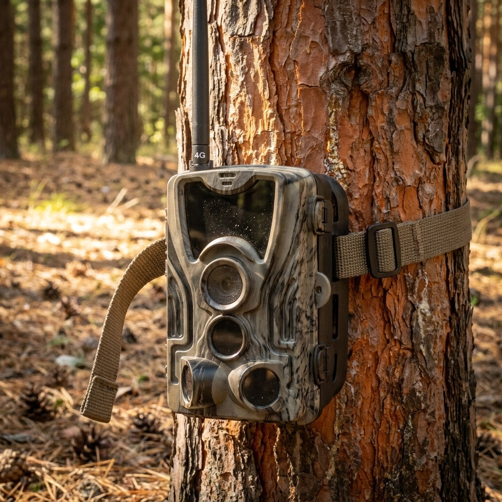 Wildkamera 1080p mit Display – Tagaufnahme von Wild in freier Natur
