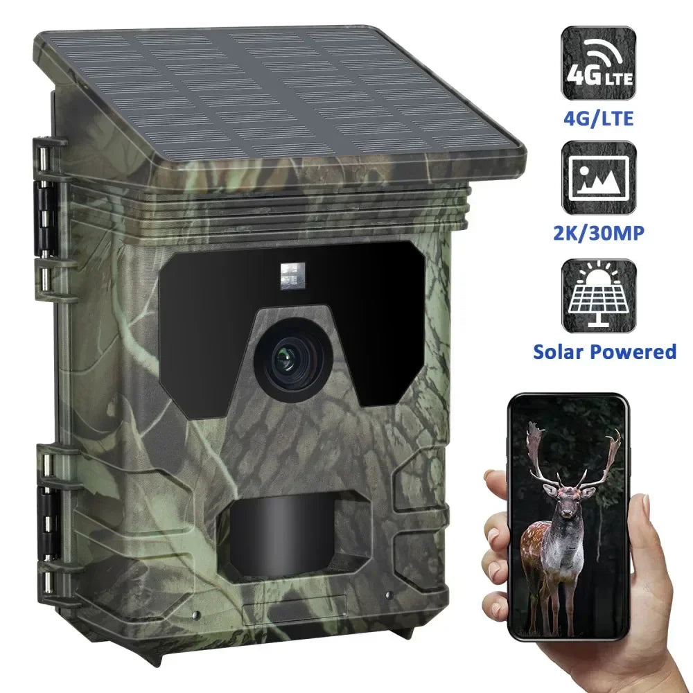 Solar Wildkamera 4G 4K – Tagaufnahme von Wild in freier Natur