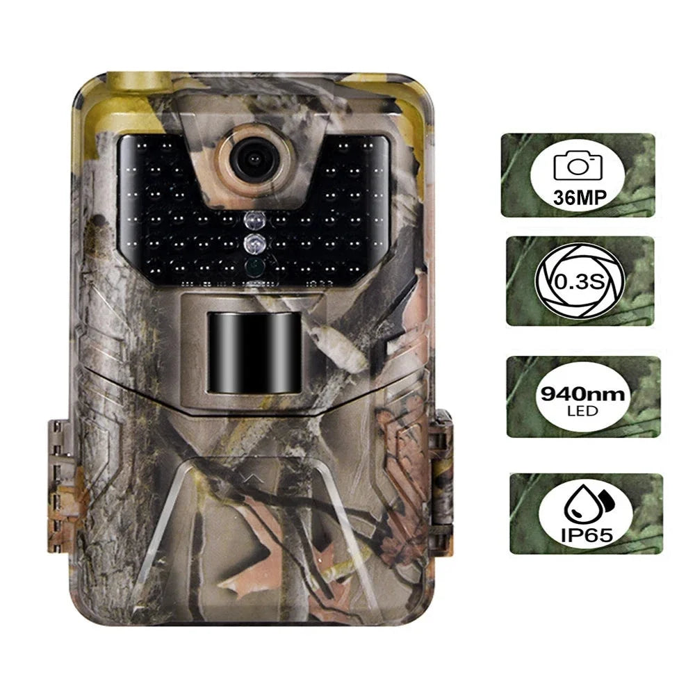Wildkamera IP66 mit LCD-Display – Tagaufnahme von Wild in freier Natur